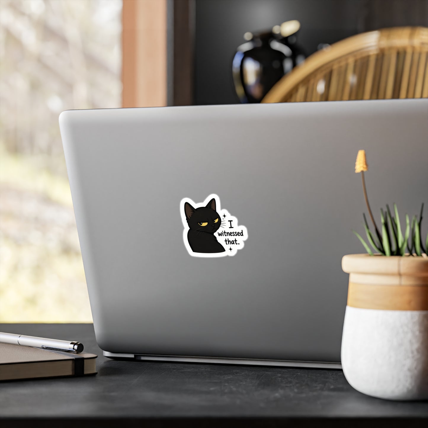 I Witnessed That - Kitty Vinyl Decal