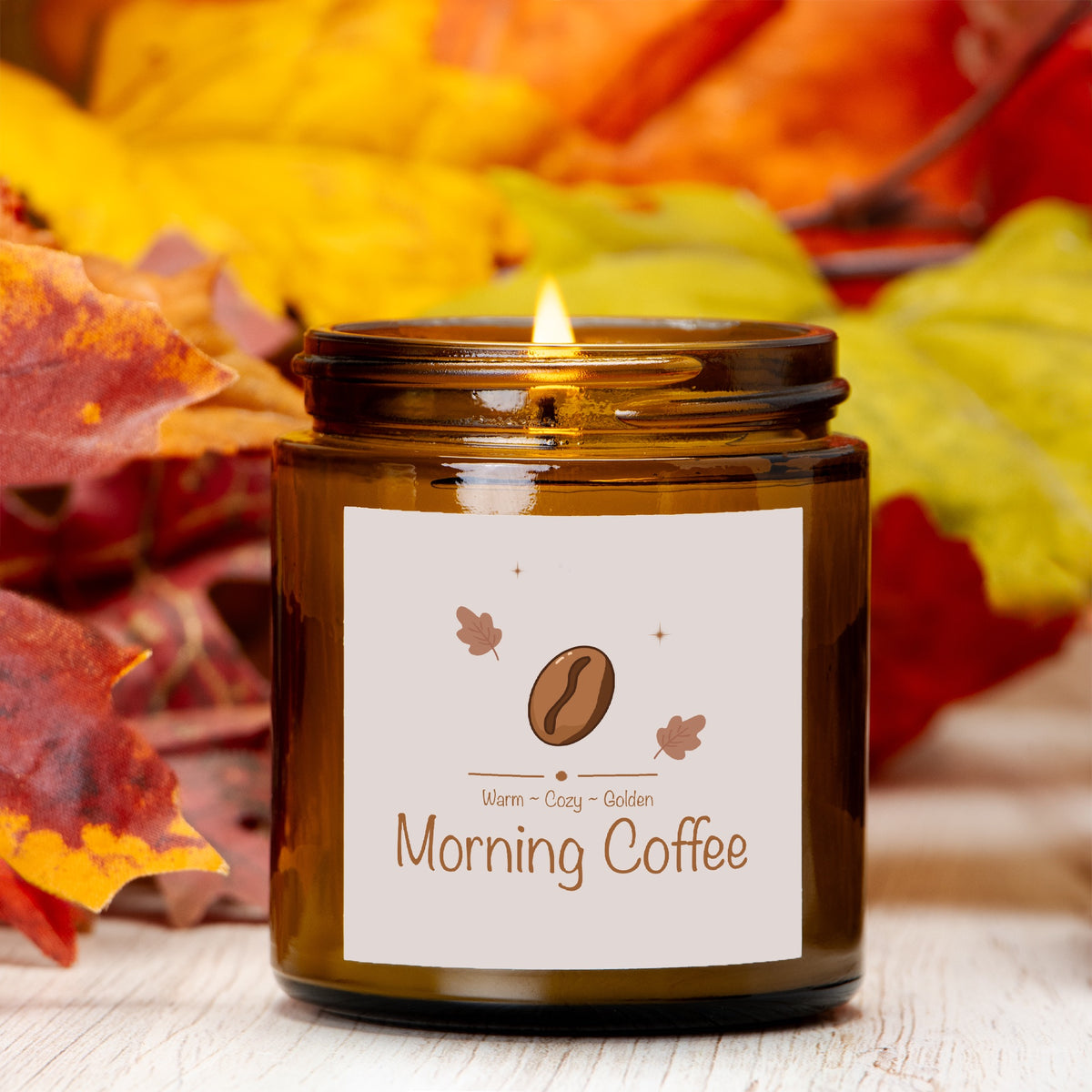Morning Coffee Amber Jar 4oz Candle