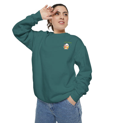 Varsity Melon Picking Duck Sweatshirt