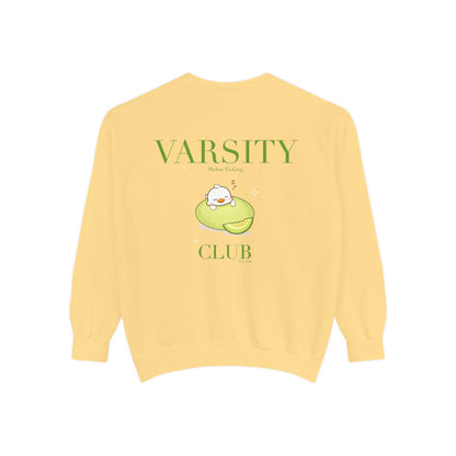 Varsity Melon Picking Duck Sweatshirt