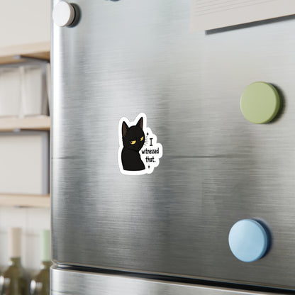 I Witnessed That - Kitty Vinyl Decal