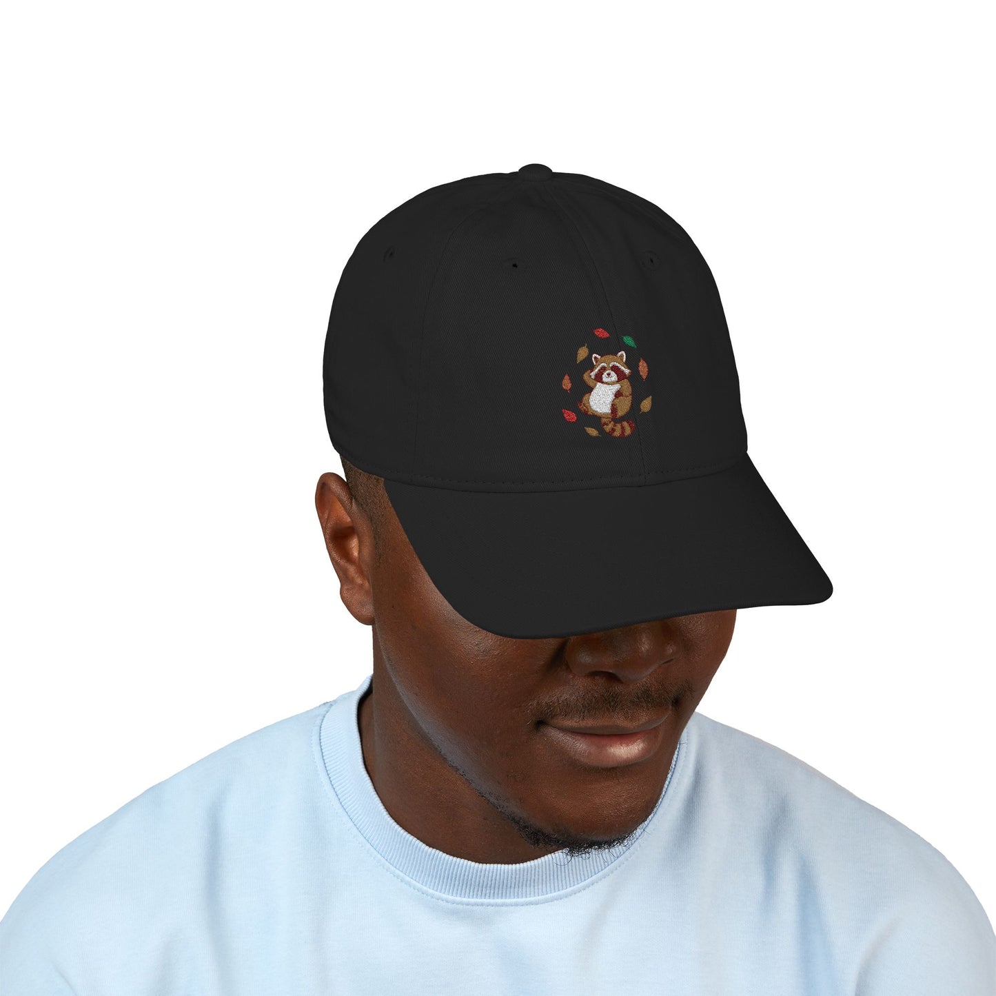 Rocky Racoon Baseball Cap Embroidery