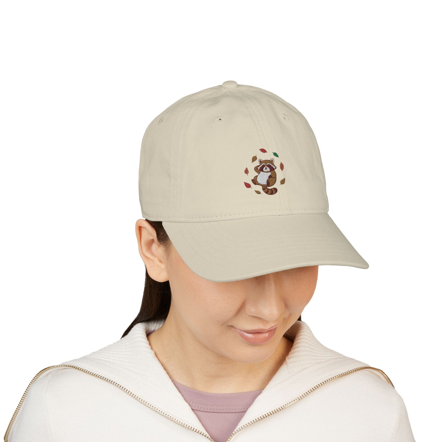 Rocky Racoon Baseball Cap Embroidery