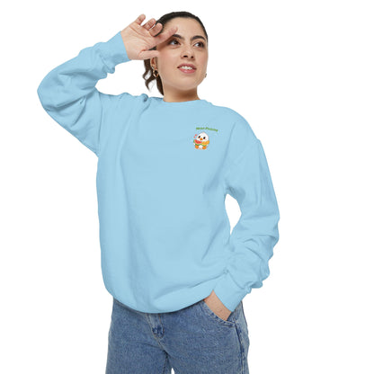 Varsity Melon Picking Duck Sweatshirt