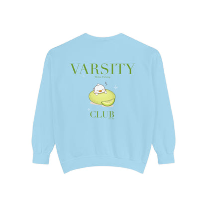 Varsity Melon Picking Duck Sweatshirt