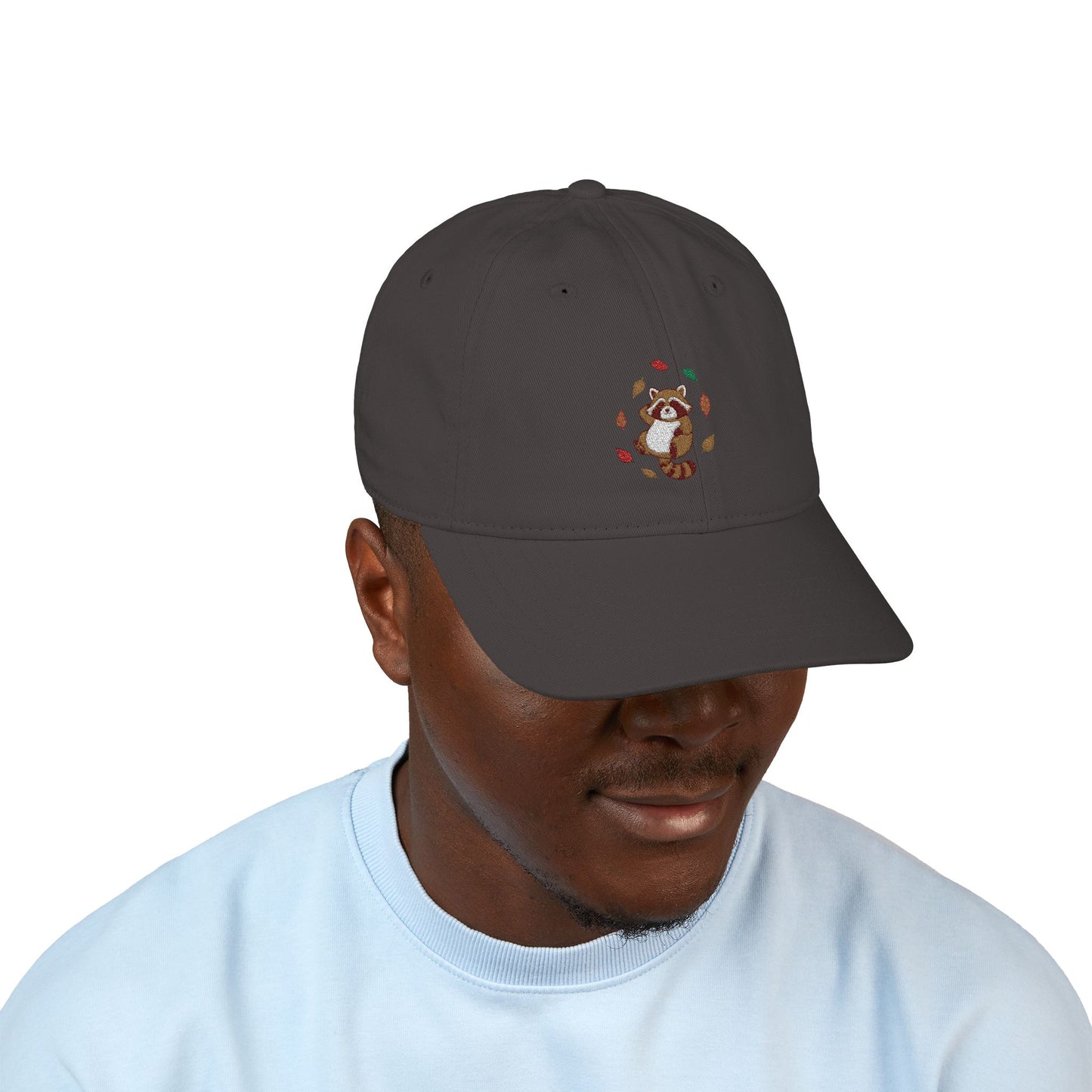 Rocky Racoon Baseball Cap Embroidery