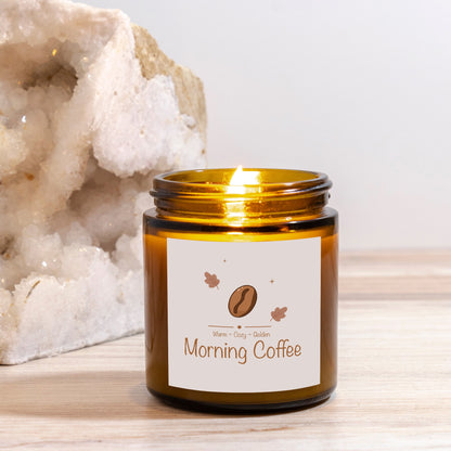Morning Coffee Amber Jar 4oz Candle