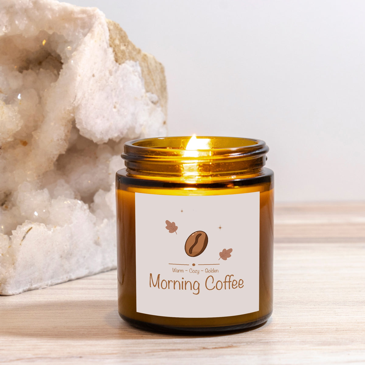 Morning Coffee Amber Jar 4oz Candle
