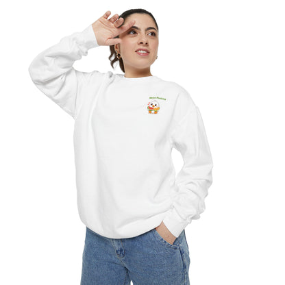 Varsity Melon Picking Duck Sweatshirt