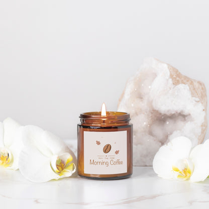 Morning Coffee Amber Jar 4oz Candle